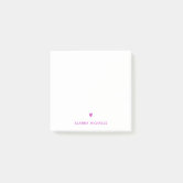 Cute white red big Heart chic Valentine's day Post-it Notes