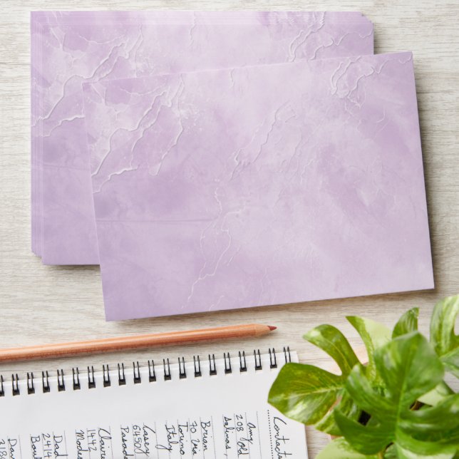 Modern Purple  Envelope (Stacked)