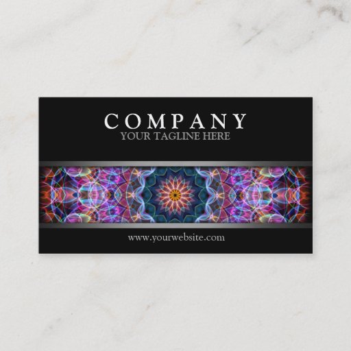 Customizable Modern Purple Lotus Business Cards