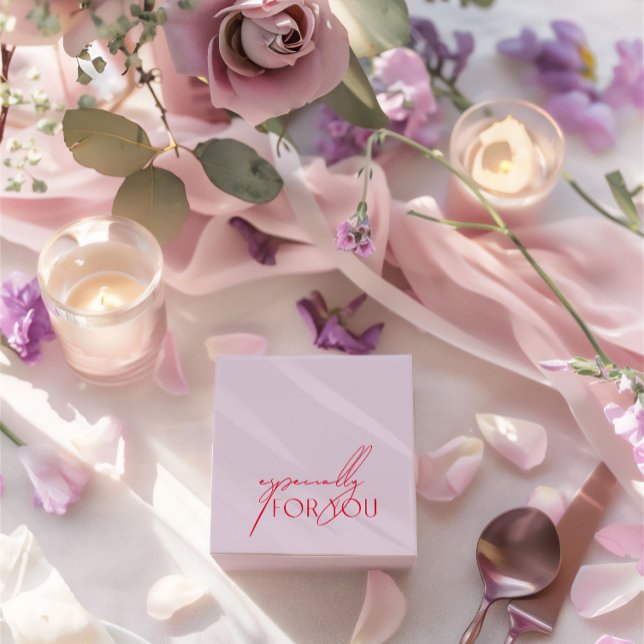 Modern Purple & Magenta Especially For You Wedding Favor Boxes (Modern Purple & Magenta Especially For You Wedding Favor Boxes)