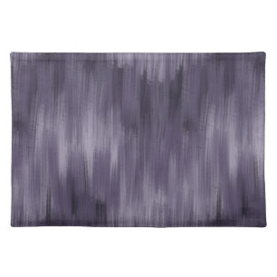 Modern Purple Monochromatic Abstract Cloth Placemat