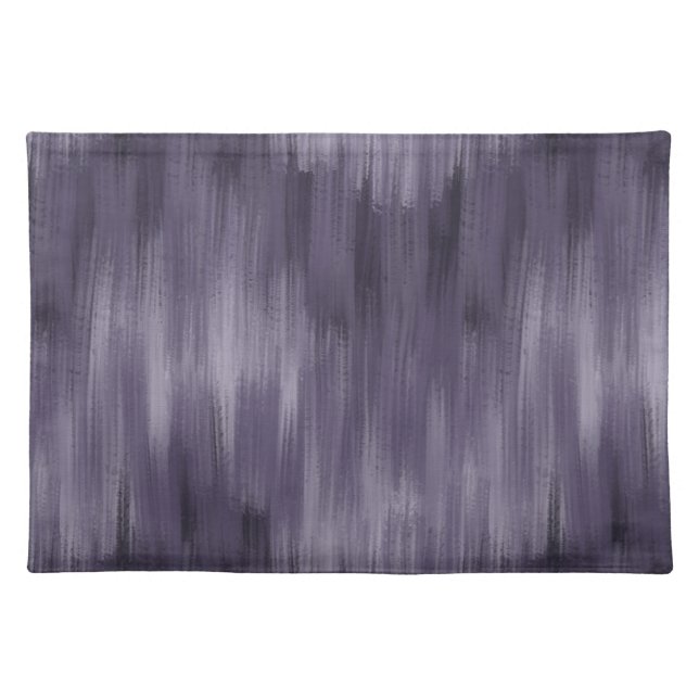Modern Purple Monochromatic Abstract Cloth Placemat (Front)