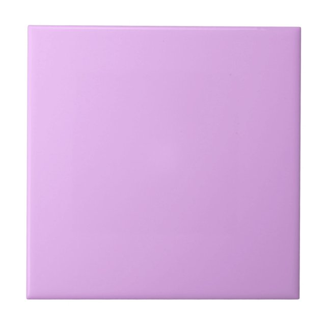 Modern Purple Monochrome  Ceramic Tile (Front)