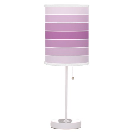 Modern Purple Ombre Table Lamp
