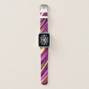 Modern-Purple Pink and Gold- Apple Watch Band
