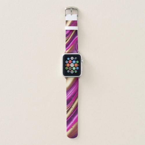 Modern_Purple Pink and Gold_ Apple Watch Band