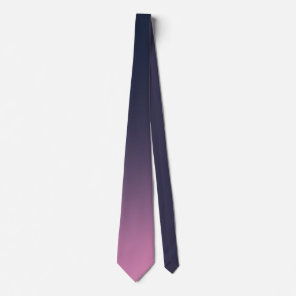 Modern Purple Pink Colorful Ombre Gradient Neck Tie