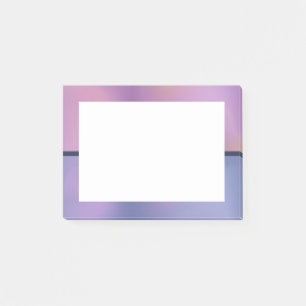 Modern Purple & Pink Swirling Abstract Design Post-it Notes