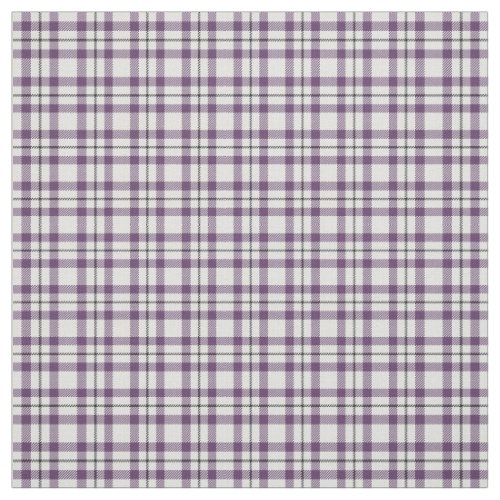 Modern Purple Plaid Fabric