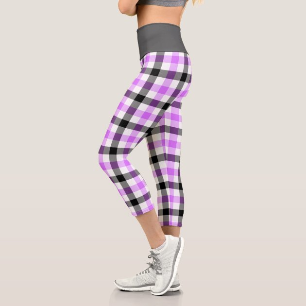 Modern Purple Plaid Tartan Pattern 
