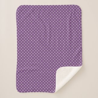 Modern Purple Polka Dots