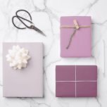 Modern Purple Solid Color Wrapping Paper Sheets<br><div class="desc">A beautiful color trio of lavender,  lilac and dark purple wrapping paper sheets. A compliment to your gifts for any special occasion,  event or holiday season.</div>