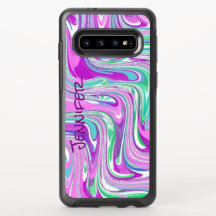Modern Purple Swirl