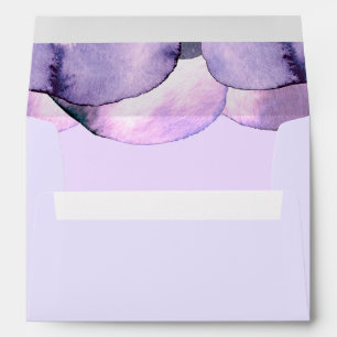modern purple violet envelope