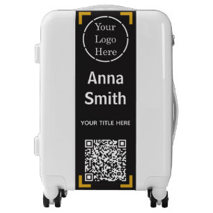 Modern QR code and Logo Luggage