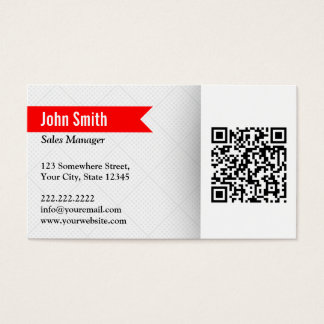 S Engineer Business Cards Templates Zazzle Modern Qr Code S Manager Business Card