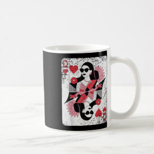 Modern Queen Of Hearts Playing Card Coffee Mug