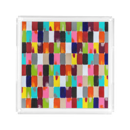 Modern Quilt Acrylic Tray