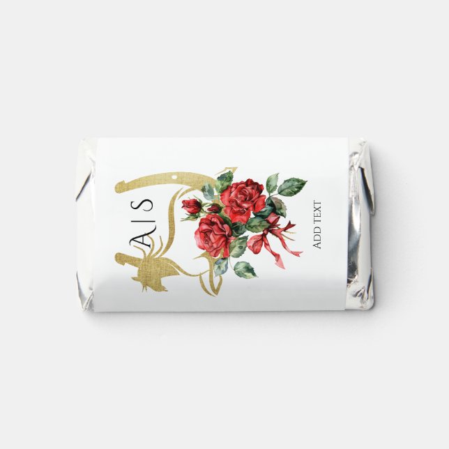 Modern Race Horse Derby & Drinks Party Equestrian Hershey's Miniatures (Front)