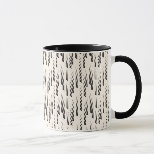 Modern Rain Pattern Mug (Right)