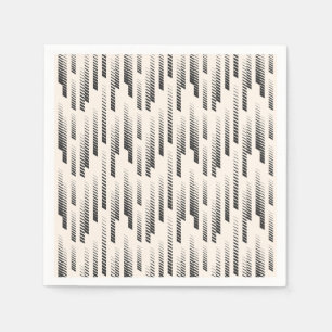 Modern Rain Pattern Napkins
