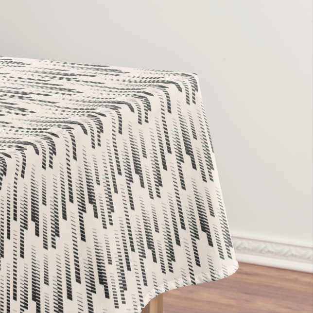 Modern Rain Pattern Tablecloth (In Situ)