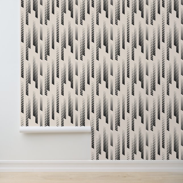 Modern Rain Pattern Wallpaper (Application)