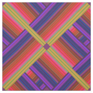 Modern Rainbow 3D Abstract Fabric