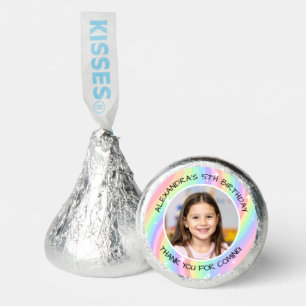 Modern Rainbow 5th Birthday Photo Hershey®'s Kisses®