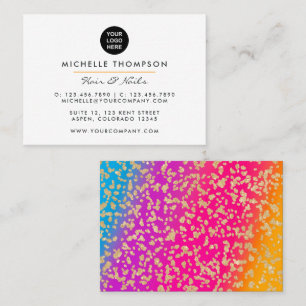 Modern Rainbow Business Card