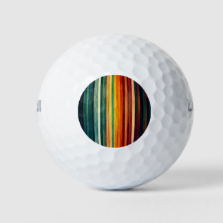 Modern Rainbow Colors Golf Balls
