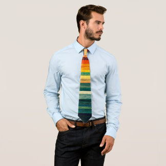 Modern Rainbow Colors Neck Tie