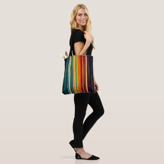 Modern Rainbow Colors Tote Bag