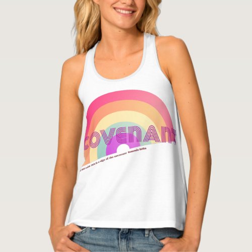 Modern Rainbow Covenant Genesis 913 Tank Top