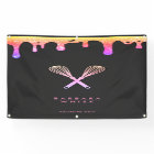 Modern Rainbow Drip Whisk Bakery Pastry Caterer