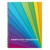 Rainbow Fashion Notebook