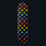 Modern Rainbow Glitter Dot Shimmer Pattern Skateboard<br><div class="desc">This modern design features a colorful rainbow glitter dot pattern #skate #skateboard #skateboarding #skater #sports #fun #outdoor #rainbow #glitter #girly #lgbt #pride</div>