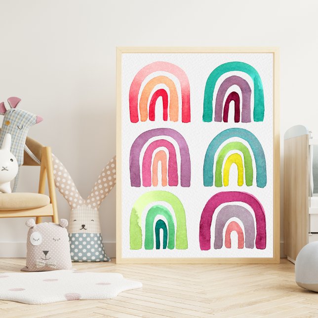 Modern Rainbow Nursery Kid Room Decor (Creator Uploaded)