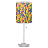 Modern Rainbow Pattern Table Lamp (Left)
