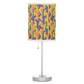 Modern Rainbow Pattern Table Lamp (Right)