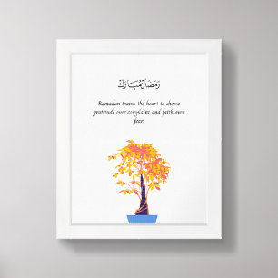 Modern Ramadan Wall Art with Minimalist Design