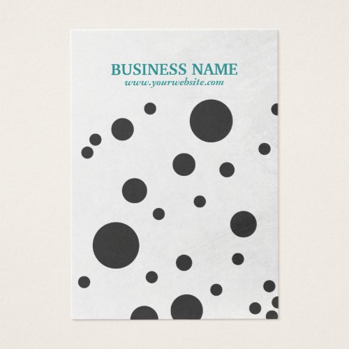 Modern Random Spots Earring Cards Business Cards