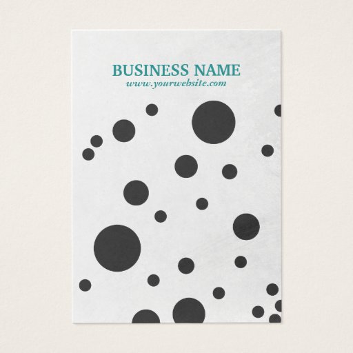 Customizable Modern Random Spots Earring Cards Business Cards