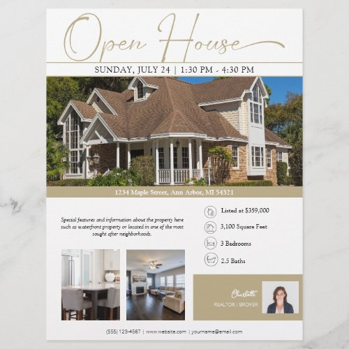 Modern Real Esate Open House Flyer
