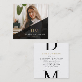 Modern Real Estate Agent Business Card 