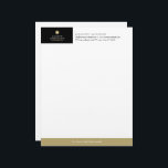 Modern Real Estate Agent Letter Head Stationery<br><div class="desc">This Modern Real Estate Agent Letter Head Stationery is sure to make a statement - perfect for a professional real estate agent or broker. Originally designed by Yulia, this classic Modern Real Estate Agent Letter Head Stationery is a professional way to advertise your business or services! CUSTOMIZE change or add...</div>