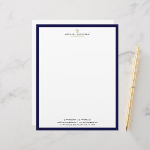 Modern Real Estate Agent Letter Head Stationery