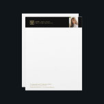 Modern Real Estate Agent Letter Head Stationery<br><div class="desc">This Modern Real Estate Agent Letter Head Stationery is sure to make a statement - perfect for a professional real estate agent or broker. Originally designed by Yulia, this classic Modern Real Estate Agent Letter Head Stationery is a professional way to advertise your business or services! Elevate your brand with...</div>