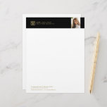 Modern Real Estate Agent Letter Head Stationery<br><div class="desc">This Modern Real Estate Agent Letter Head Stationery is sure to make a statement - perfect for a professional real estate agent or broker. Originally designed by Yulia, this classic Modern Real Estate Agent Letter Head Stationery is a professional way to advertise your business or services! Elevate your brand with...</div>