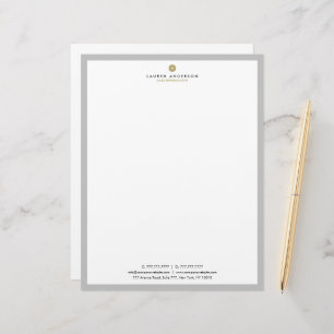Modern Real Estate Agent Letter Head Stationery